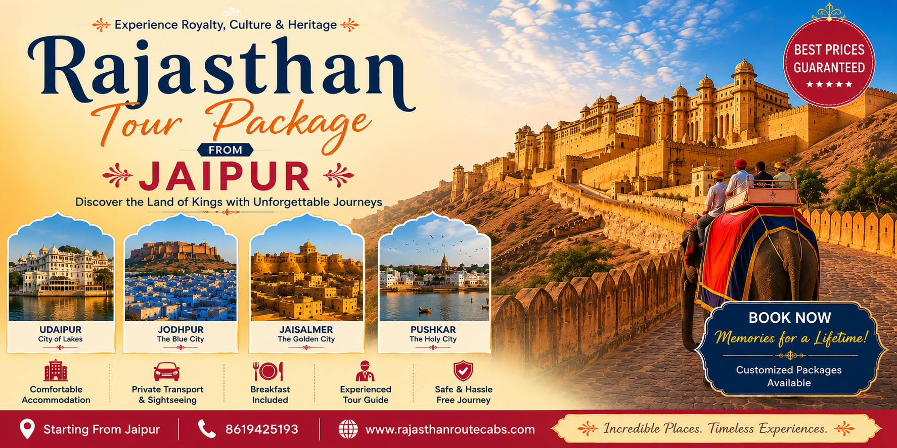 Rajasthan Tour Packages from Jaipur